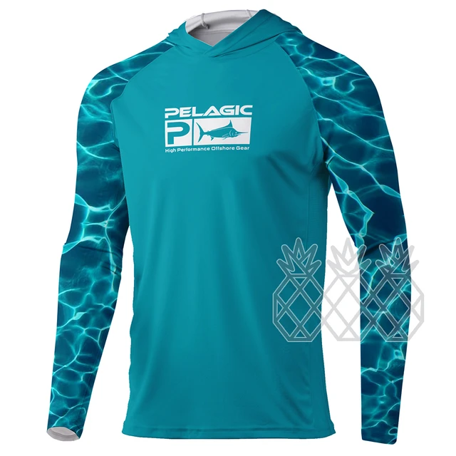 Pelagic Long Sleeve Fishing Shirts Men's Outdoor UV Clothing