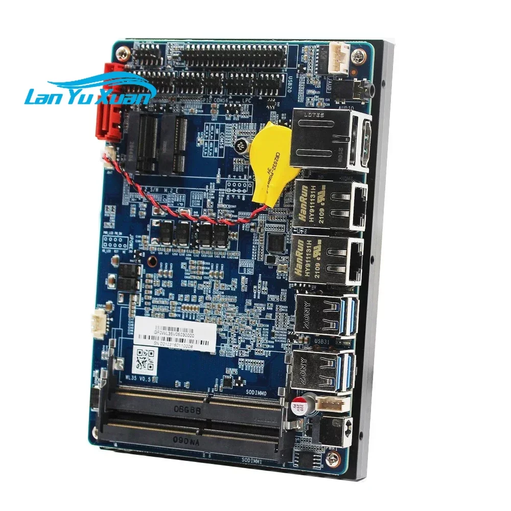 

core i5-8265U mainboard support linux 4K decode for POS medical IOT AIO PC 3.5 inch industrial PCBA motherboard