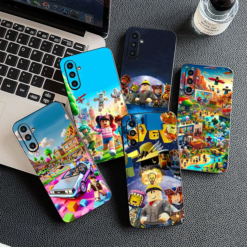 Roblox-Themed Protective Phone Case with Wallpaper Poster Design