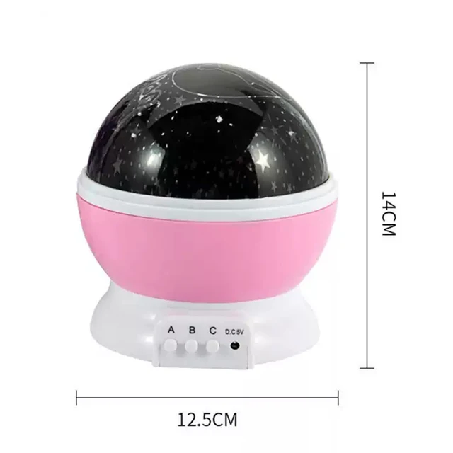Night Lamp Projector Starry Sky Night Light Projector Baby Lamp Decor Rotating Starry Nursery Moon Galaxy Projector Table Light 6