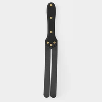 37.5CM Two layers Genuine Leather Horse Whip,Rivet Reinforcement Handle Riding Crop Party Flogger Horse Riding 2