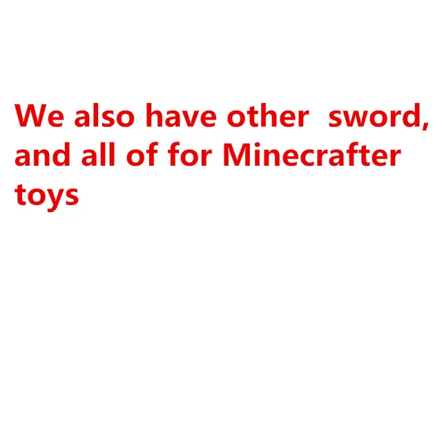 For Minecrafter Figure Toys Cosplay Foam Sword Pickax Gun EVA Toys Diamond Weapons Model Toys for Kids Gifts 5