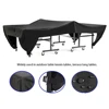 Outdoor Courtyard Patio Waterproof Dust-proof Table Tennis Table Cover Black 280x153x73cm Outdoor Tennis Table Cover Table Cover 4