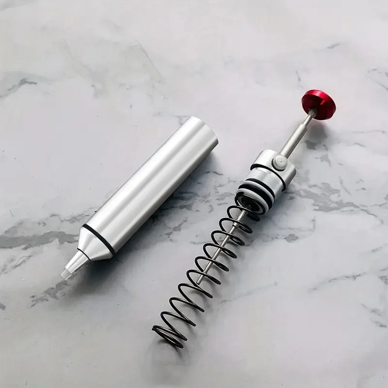 Aluminum Solder Sucker Powerful No-Clog Desoldering Pump for Easy Removal & Repair 1pc