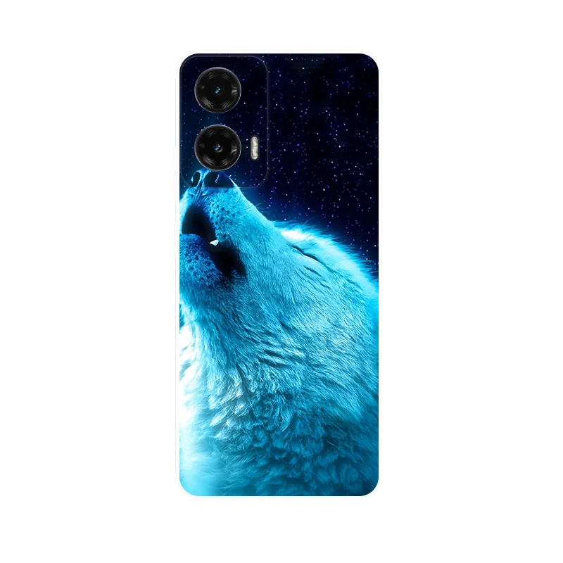 Cute Cartoon Silicone Back Cover with Soft TPU Bumper