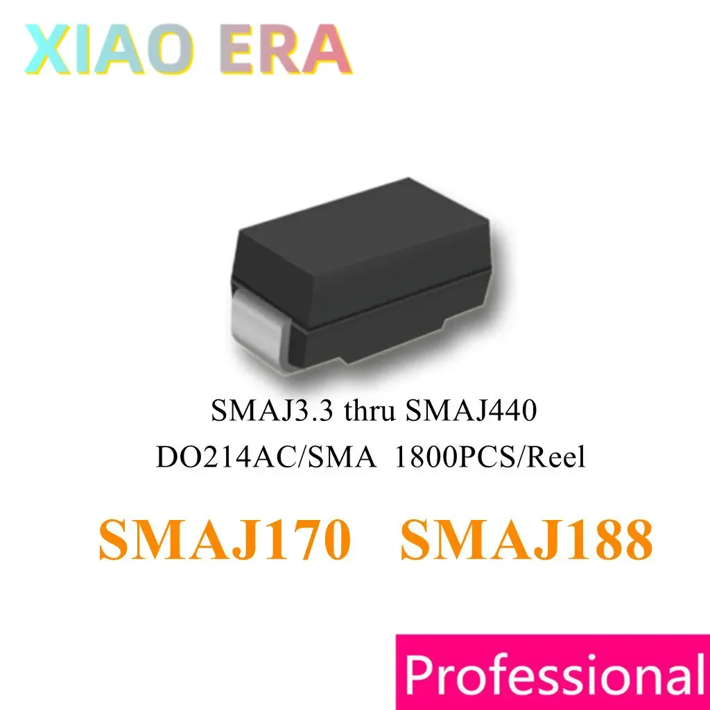 

1800 шт. SMAJ170 SMAJ188 SMA SMAJ170A SMAJ188A DO214AC SMAJ170CA SMAJ188CA китайские телевизоры высокого качества