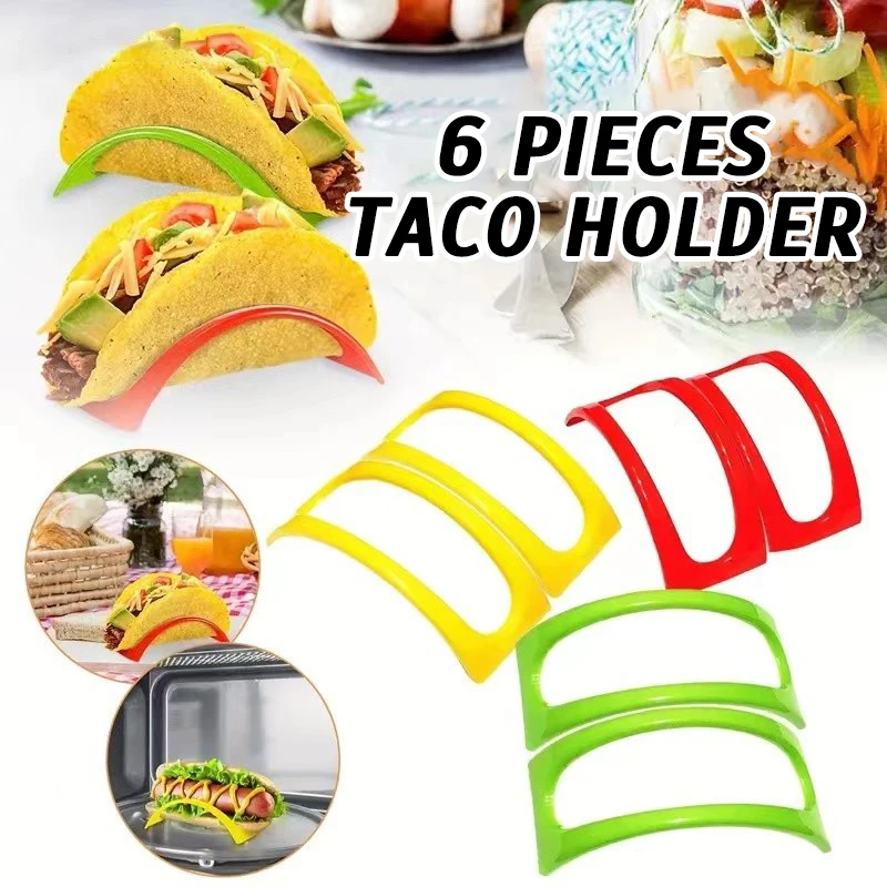 Taco Holder Mexican Pancake Rack Tortilla Tray Food Pallet Holder Kitchen Supplies Cooking