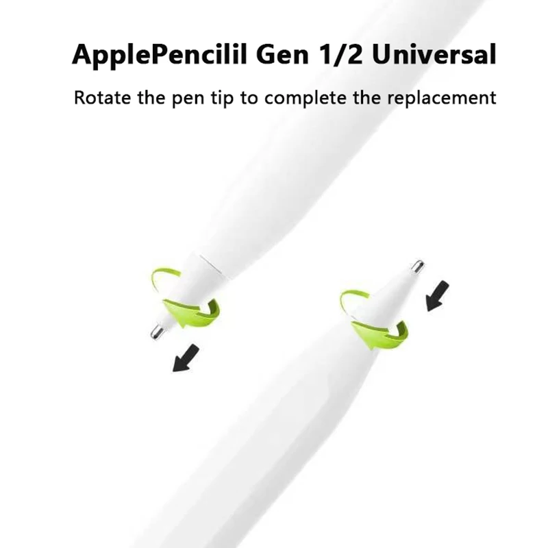 

Replacement Tips Compatible For Apple Pencil 2 Gen IPad Pro Pencil - IPencil Nib For IPad Pencil 1 St/Pencil 2 Gen Transparent