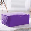Quilt Storage Bag Oxford Organizer Large Capacity Closet Organizers Blanket Dustproof Zipper Storage Bags Wardrobe Storage Box 3