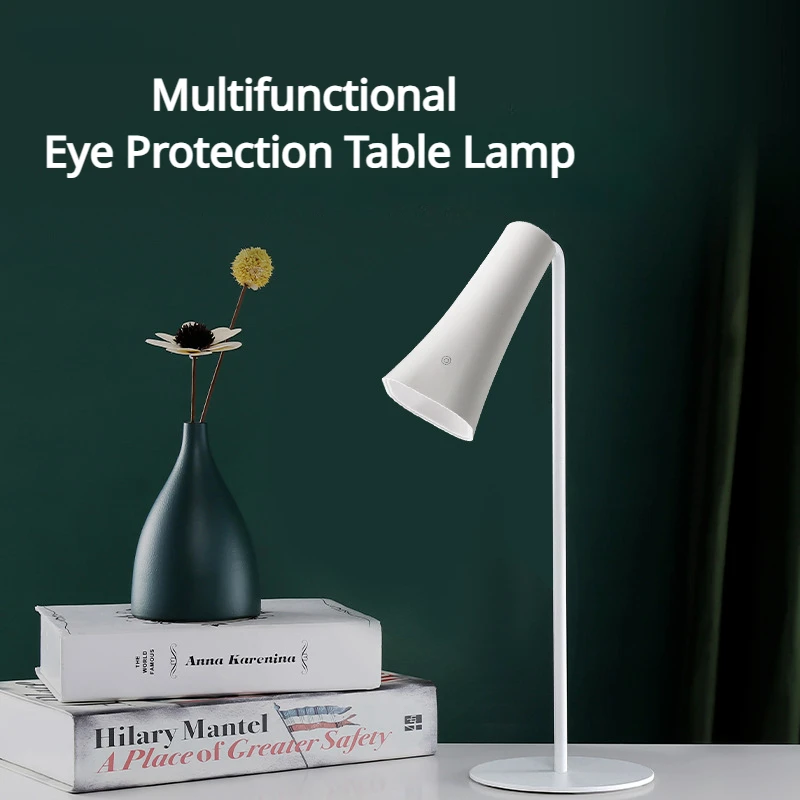

LED Table Lamp for Study Eye Protection USB Touch Dimming Reading Light Flashlight Bedroom Bedside Decor Photo Sunset Desk Lamps