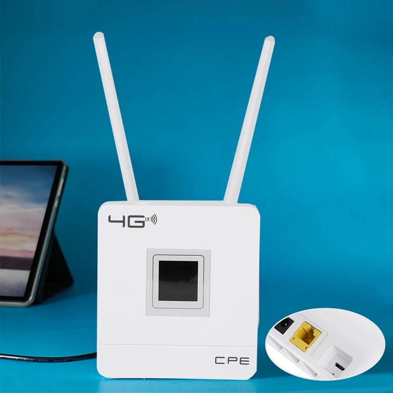 3G 4G LTE Wifi Router 150Mbps Portable Hotspot Unlocked Wireless CPE Router With Sim Card Slot WAN/LAN Port EU Plug