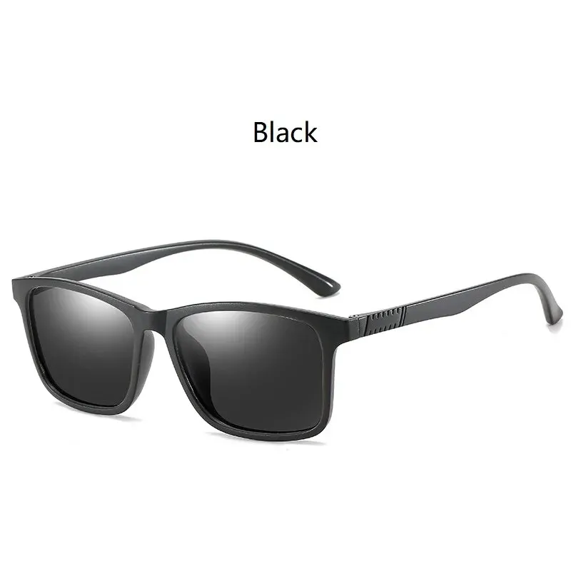 Luxury Men Polarized Sunglasses Fashion Vintage Square Ultra Light TR90 Frame Driving Fishing Sun Glasses For Man UV400 Eyewear