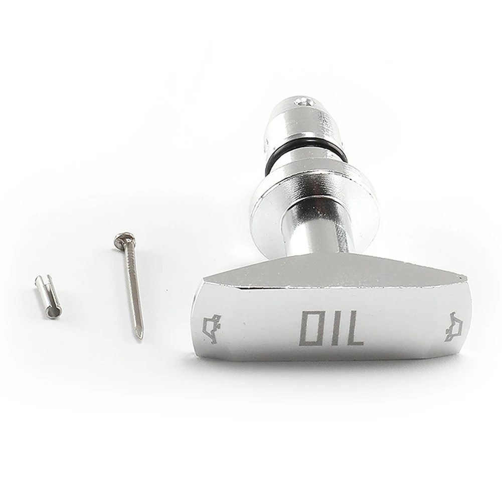 Car Universal Oil Dipstick Pull Handle Engine Oil Pullhandle Aluminum Billet Automobile