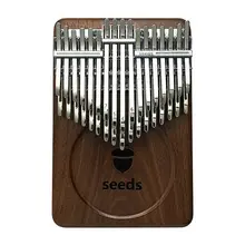 

Holder 17 Key Kalimba 34 KeysThumb Piano Black Walnut Musical Instrument Keyboard Professional Teclado With Tuning Hammer