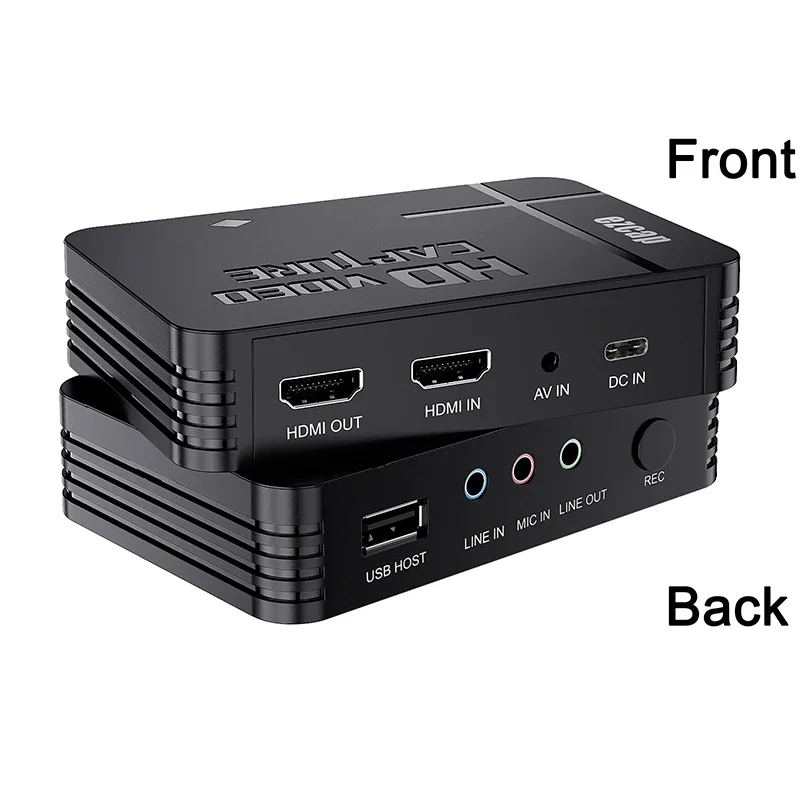 HDMI Video Capture Card CVBS AV Grabber Recorder for PS4 DVD Camcorder Camera Re