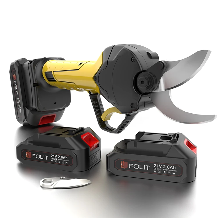 Electric Pruning Battery Powered Tree Branch Pruner With 2 PCS Lithium Battery 30mm (1.2inch) Cutting Diameter Electric Pruning