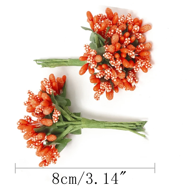 Artificial Flowers Stamen Bouquet for Home Room Decor Wedding Marriage Decoration Garland Mother's Day Gift Scrapbook Accessory artificial plants artificial flowers artificial flower bouquet artificial flower