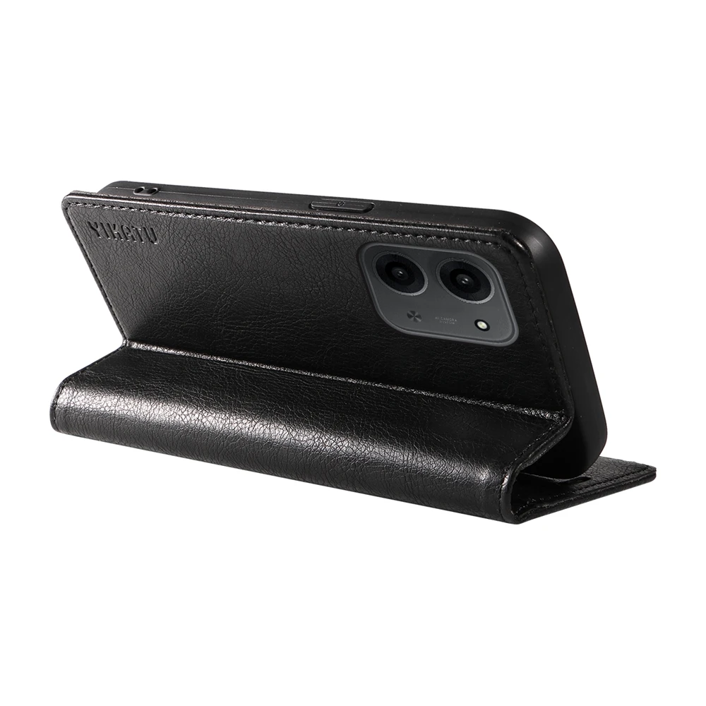 Premium Litchi Stria Magnetic Flip Leather Case