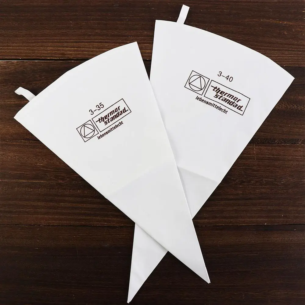 Triangular 35/40/46/50cm Cotton Fabric Cookies Baking Accessories Chocolate Cake Tool Pastry Bag Cream Squeezing Bag Piping