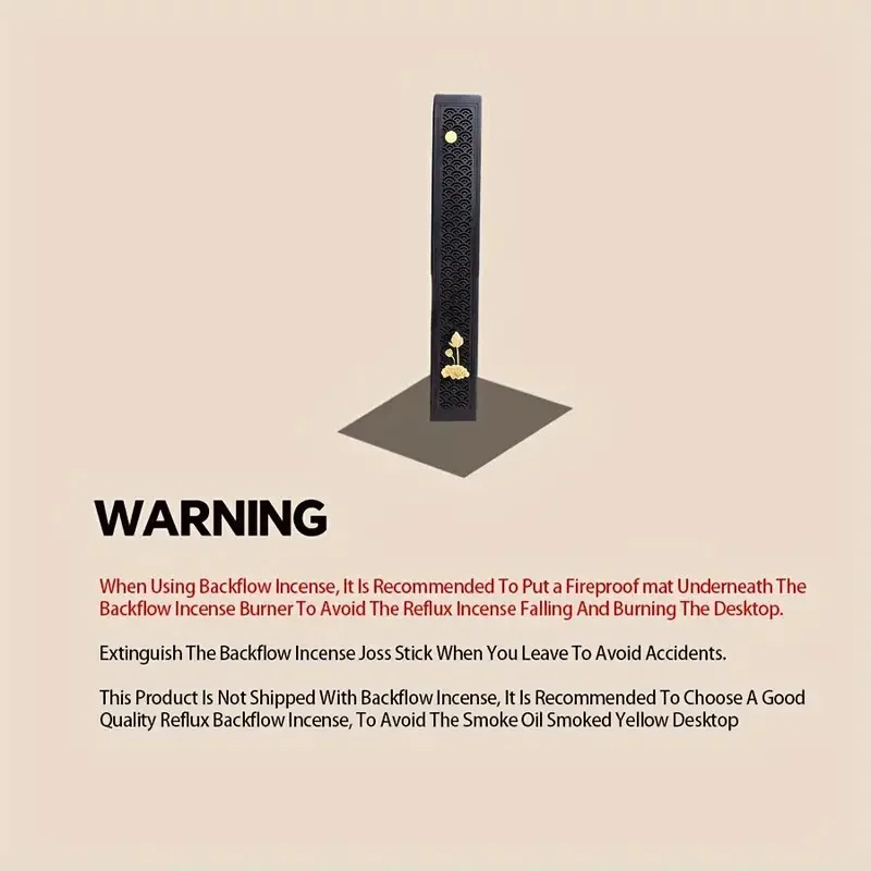 Bruciatore di incenso orizzontale ad astuccio chiuso - per incenso a bastoncino 58 Bruciatore di incenso orizzontale ad astuccio chiuso - per incenso a bastoncino - immagine 18