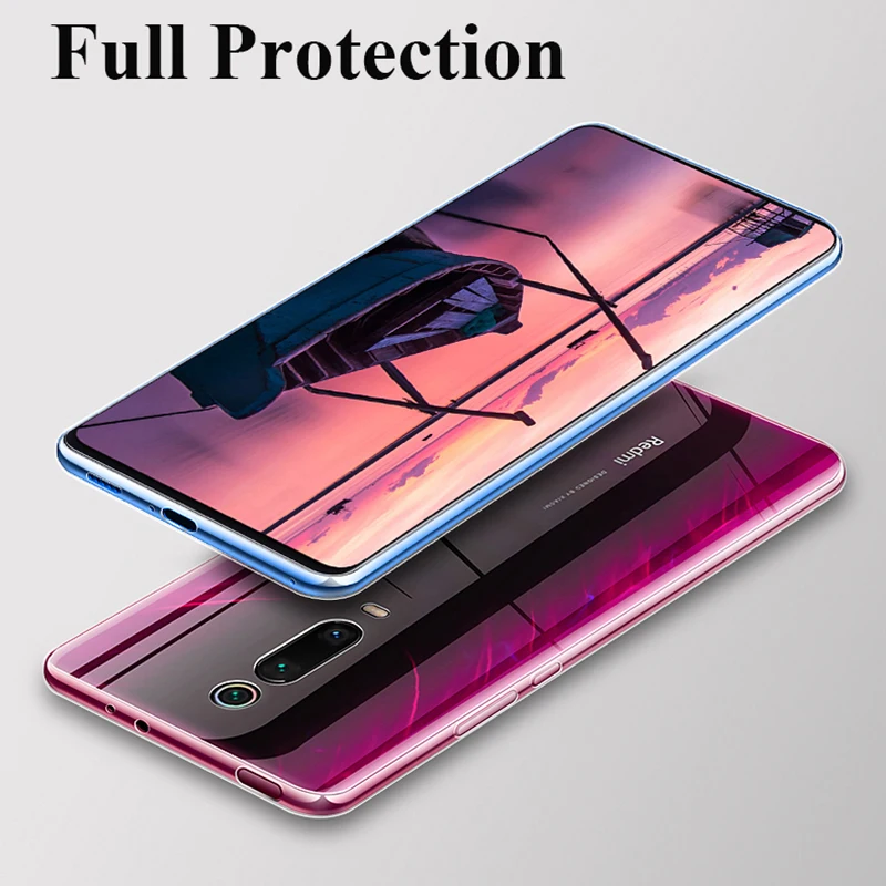 Ultra Thin Clear Silicone TPU Phone Case - Transparent Back Cover