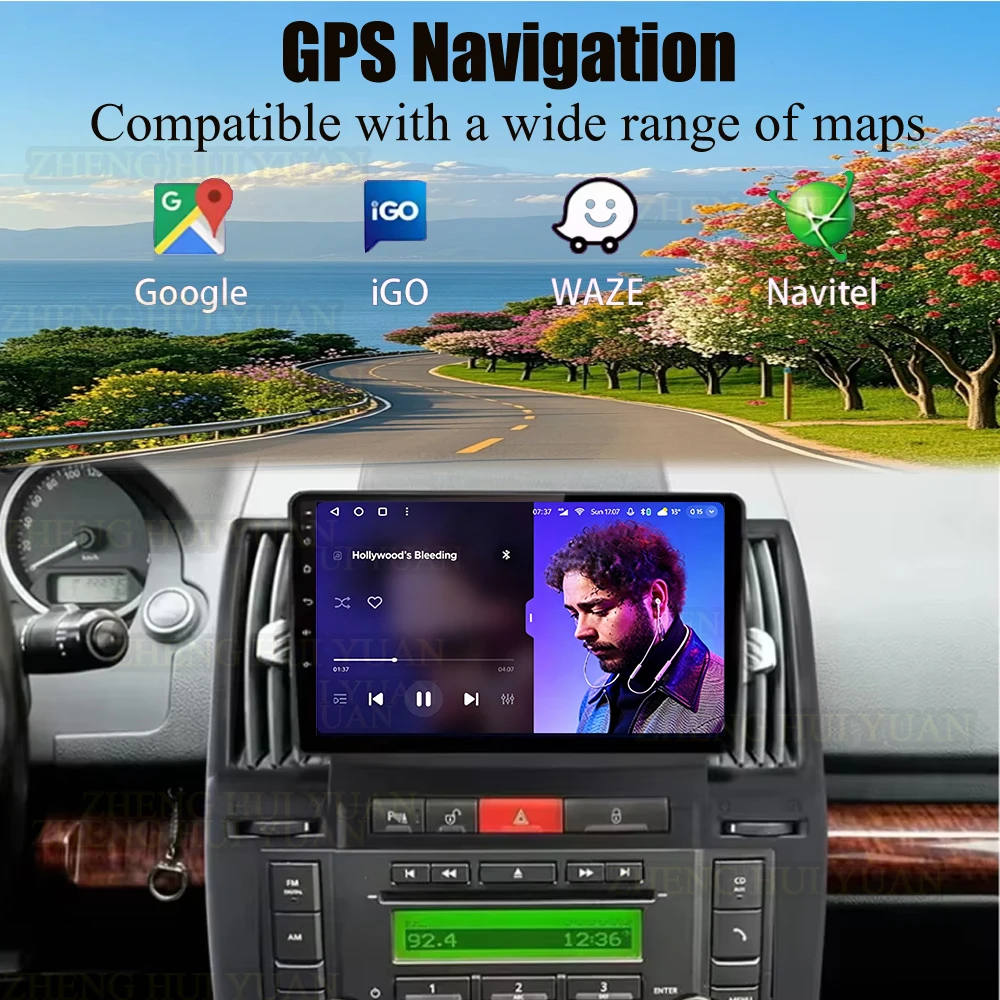 Para Land Rover Freelander 2 2007-2012 Android 15 Carplay Auto pantalla Radio reproductor Multimedia Autoradio estéreo 2din unidad principal 5