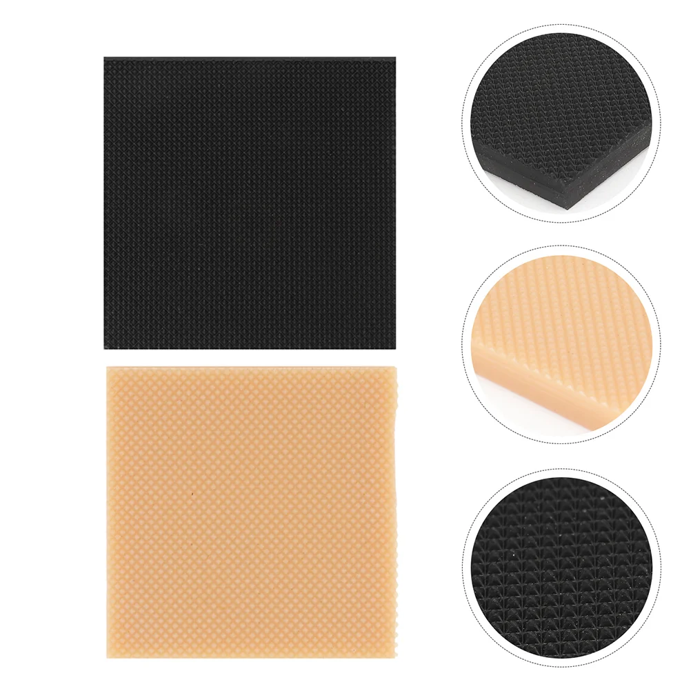 

4 Pcs Anti-slip Patch on Sole Shoe Pads Rubber Mute Shoes High Heel Non-slip Grips