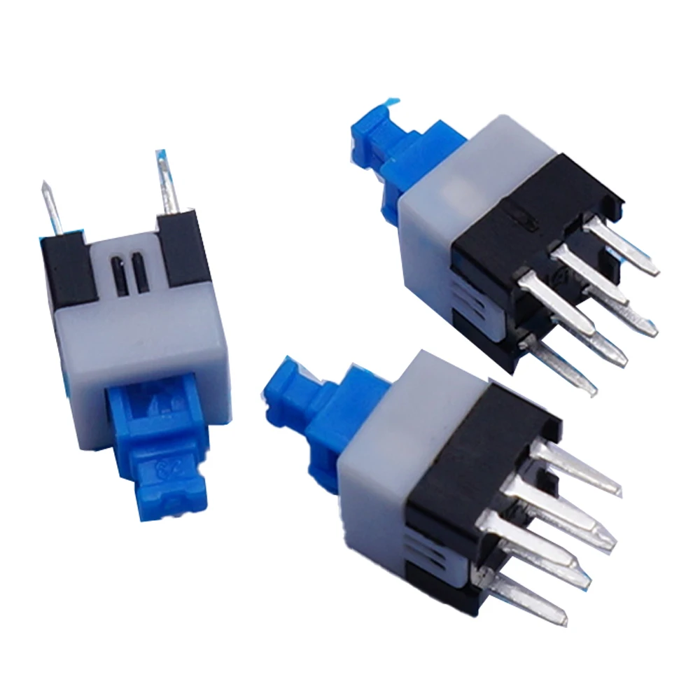 

10Pcs 7*7mm 6 Pin Small Switch Button Hex Key Double Row Self-Locking
