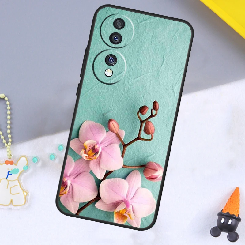 Colorful Orchid Flowers Phone Case