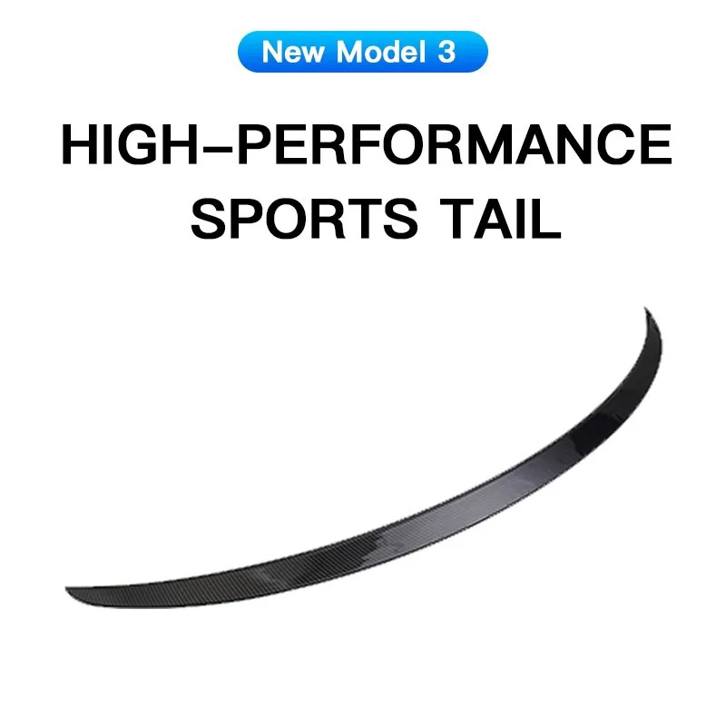 Car ABS Spoiler Carbon Fiber Tesla New Model 3 Highland Original High-performance Exterior Model3 Accessories Heenvn car rear wing spoiler car roof spoiler