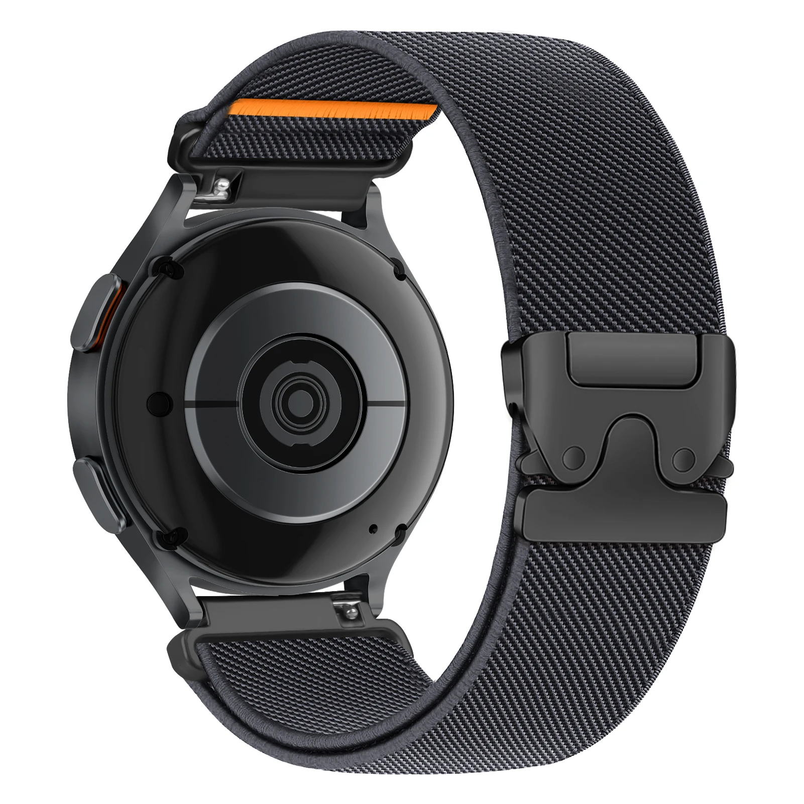 Sleek Metal Parachute Bracelet Strap for Smartwatches, 20mm/22mm