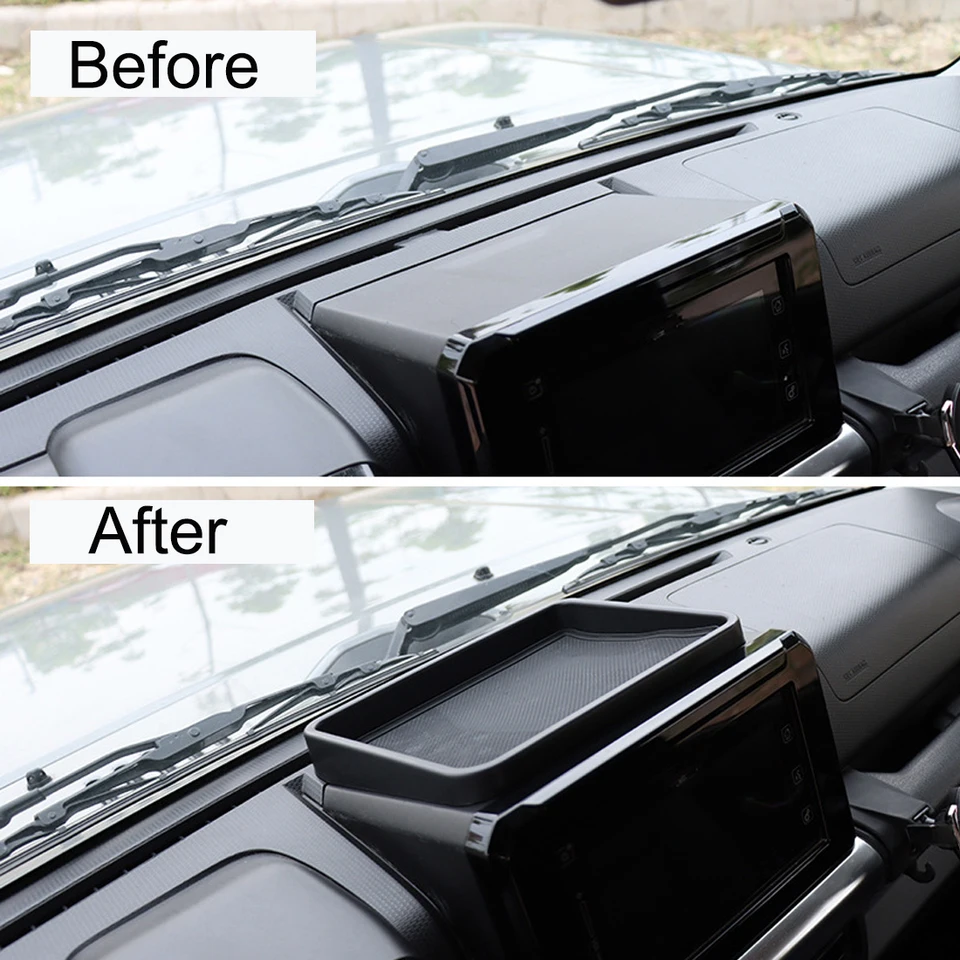 Console Centrale Portaoggetti Per Suzuki Jimny 1998-2018 JB33 JB43 – Rivestimento Interno Antigraffio E Pratico