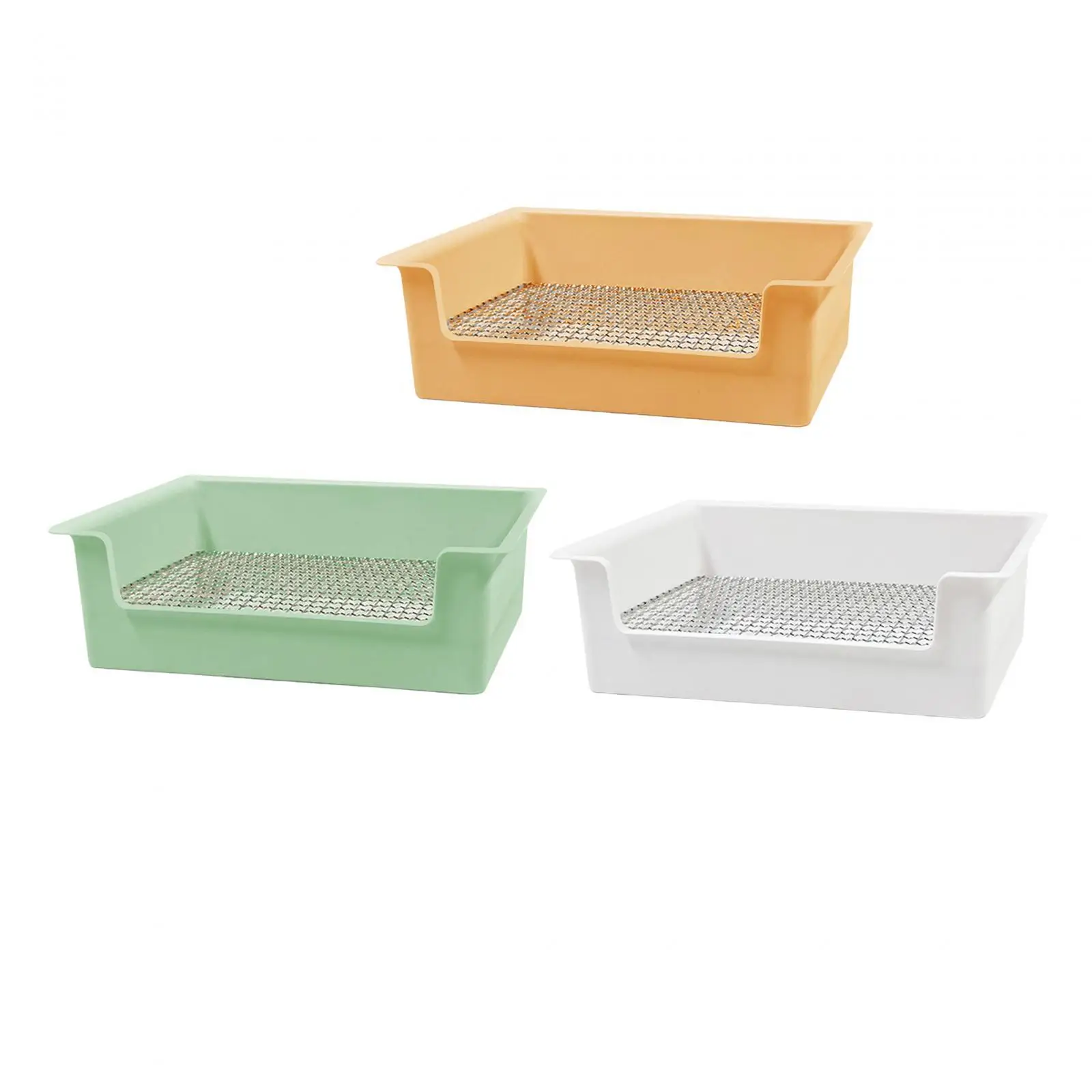 

Rabbit Litter Box Small Animals Litter Tray for Guinea Pig Bunny, Hamster