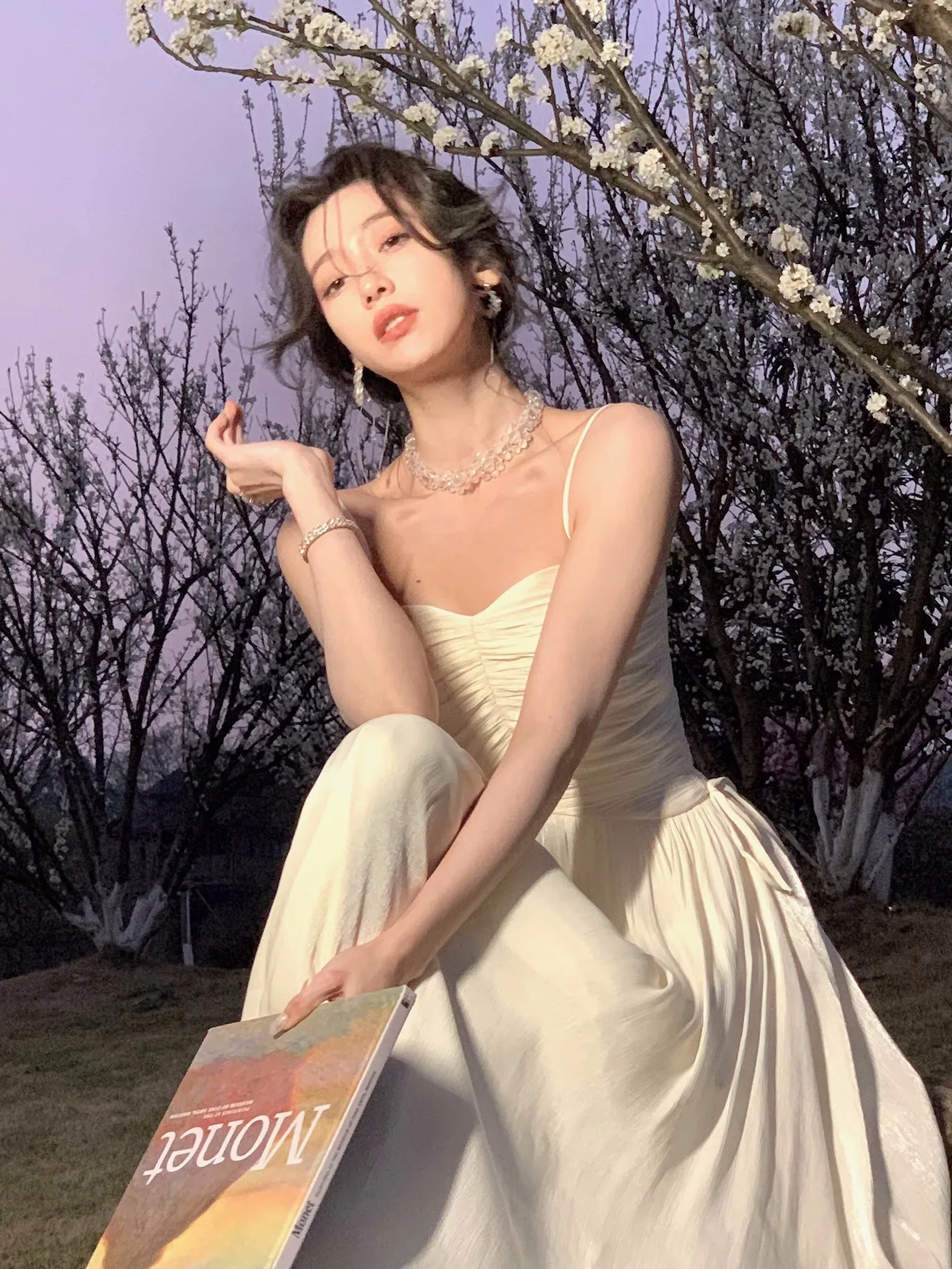 Elegant Shiny Midi Dresses for Women Evening Party Dress Prom Robe Vintage Solid Summer New A-line Spaghetti Strap Vestido Mujer