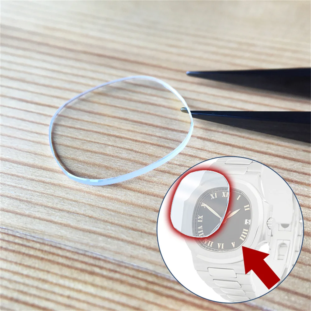 Guarda Il Vetro Di Cristallo Zaffiro Adatto Per L'Orologio Pp Patek Philip Nautilus 3800