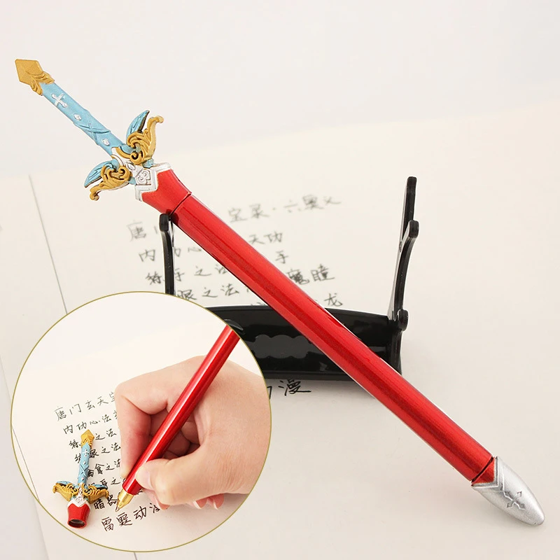 aantrekken Graden Celsius Klaar Bleach Zwaard Art Online Anime Manga Randapparatuur Kantoorbenodigdheden  Metalen Pen Animatie Derivaten Mes Zwaard Wapen Model Pennen| | - AliExpress