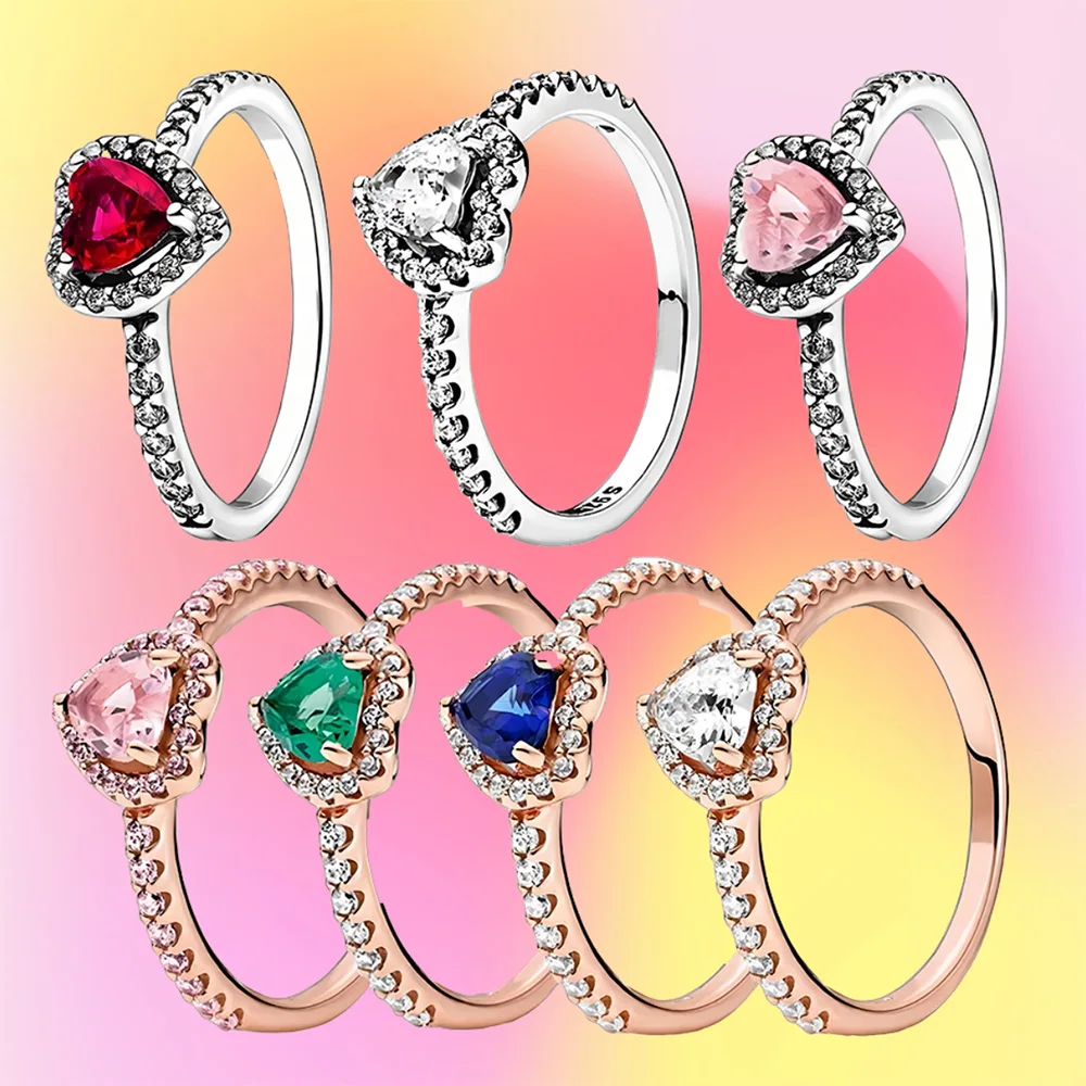 Anillo Dama Corazón Pv Plata .925 Con Zirconias Marod Joyas | Envío Gratis