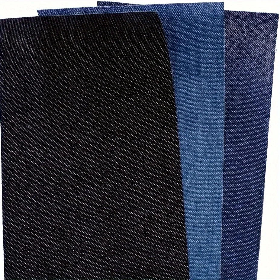 3/Rolls Jean Iron-On Patches 8 x 50 cm Repair Patches Clothing Self-Adhesive for Children Adults