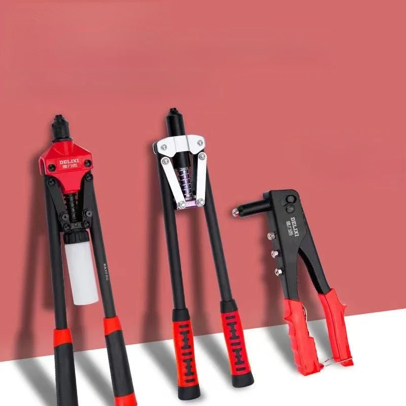 Heavy Duty Riveter Set Home Improvement Tools sPop Rivet Gun and Blind Rivets Assortment Kit Hand Tools