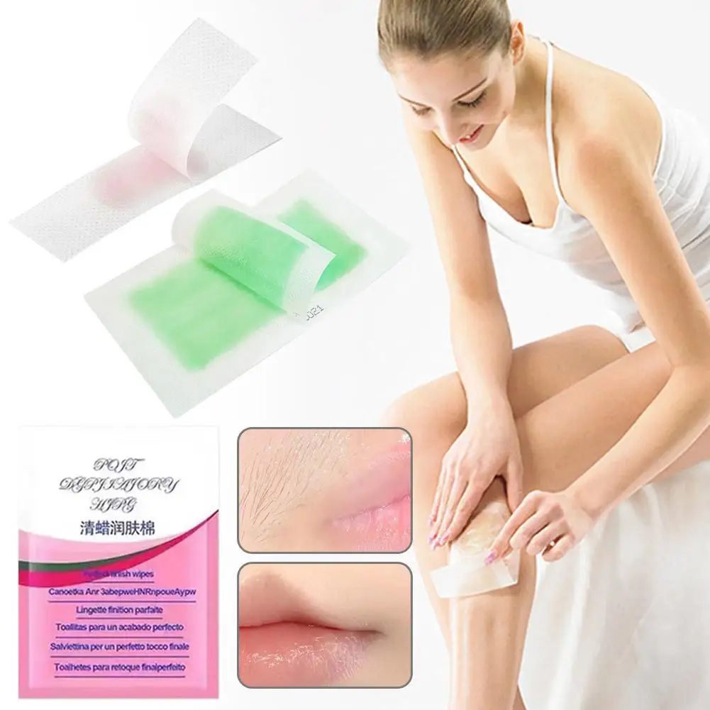 

Face Wax Strips Hair Removal Tool For Caring Face Eyebrow Upper Lip Cheek Chin Middle Brow Mustache Women Beauty Tools P1H7