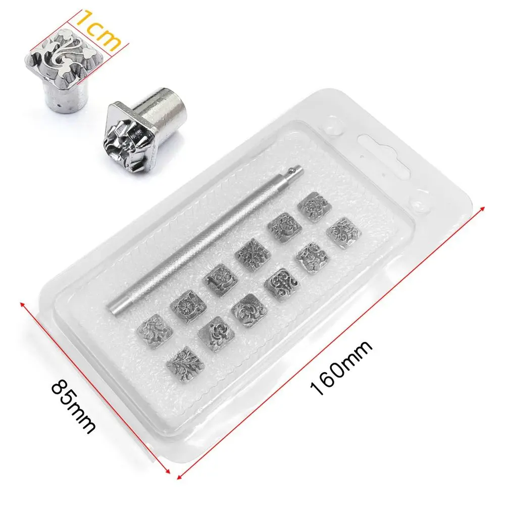 Leather Stamping Kit Stamp Punch Set Alphabet Letter Number Stampers Tools DIY Leather Craft Carving Saddle Making Tools