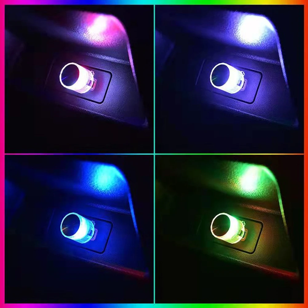 Mini USB LED Ambient Lights for Car Interior Decoration