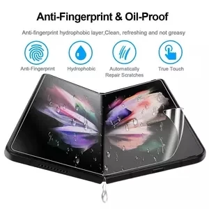 Film Hydrogel à couverture complète, 2 pièces, pour Samsung Galaxy Z Fold 3 Fold 4 Fold 5 protecteur d'écran – Image 4