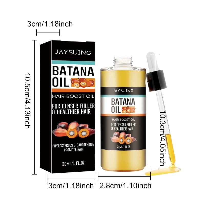 

30ml Batana Oil Denser Fuller Healthier Hair Oil Repair Damaged Hair Oil R3MF