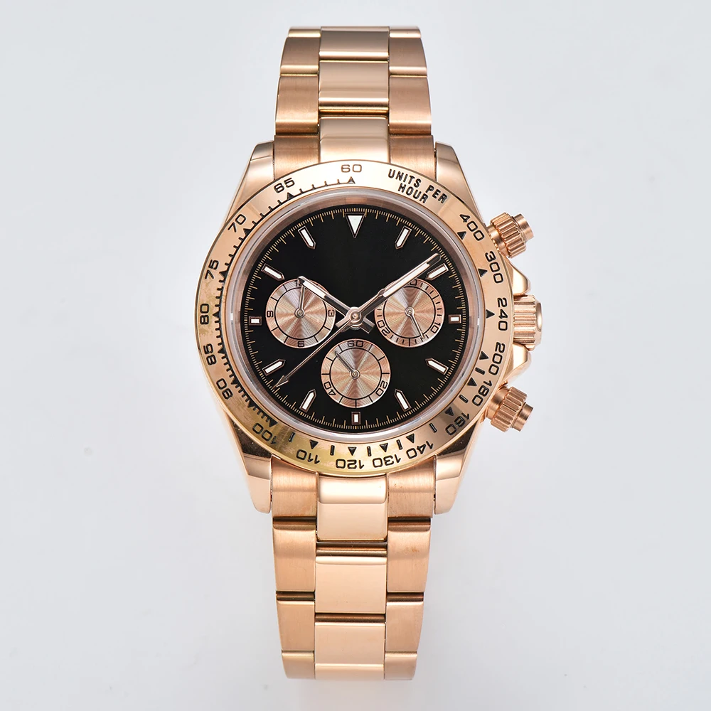 customizable 7750 watch multifunctional Mechanical timing watch Suitable for ETA 7750 movement Men's 4130