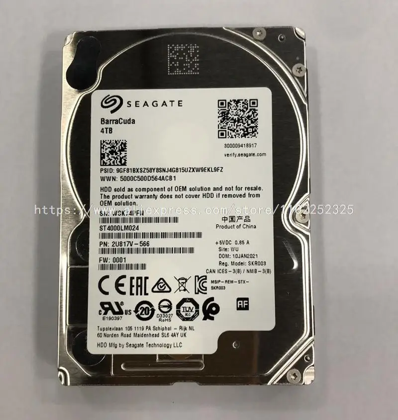 SEAGATE Barracuda 4 To SATA 6 GB/s 5400 TR/Min 2,5 128 Mo Cache