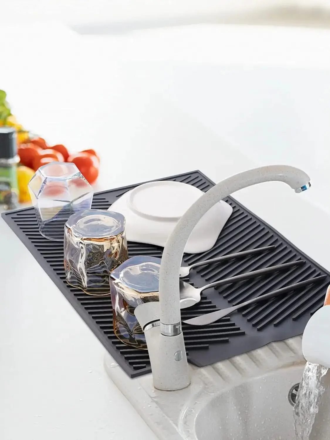 Silicone Dish Drying Mat - Large Heat Resistant Pad
