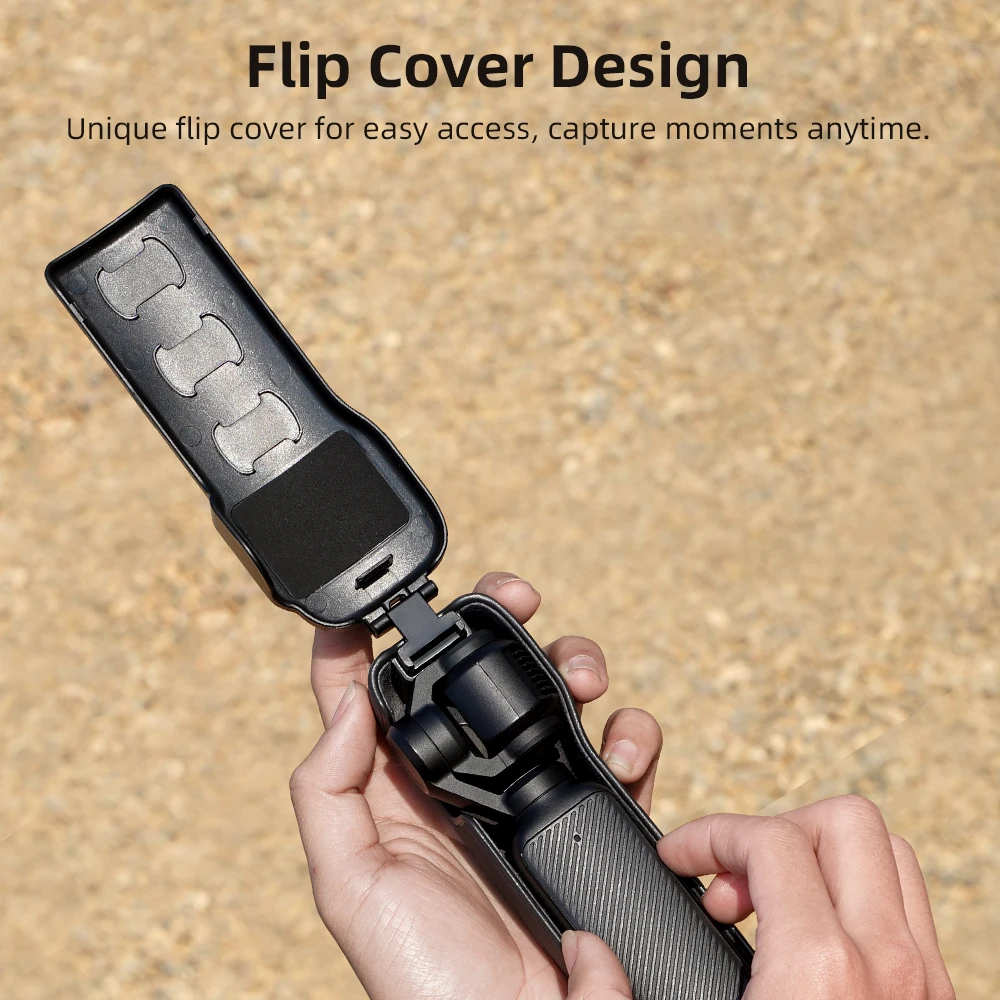 Scratch Proof Cover DJI Osmo Pocket 3 Camera Lens Screen Protective Housing Anti-fall Shell Flip Design Pocket 3 Accessoies