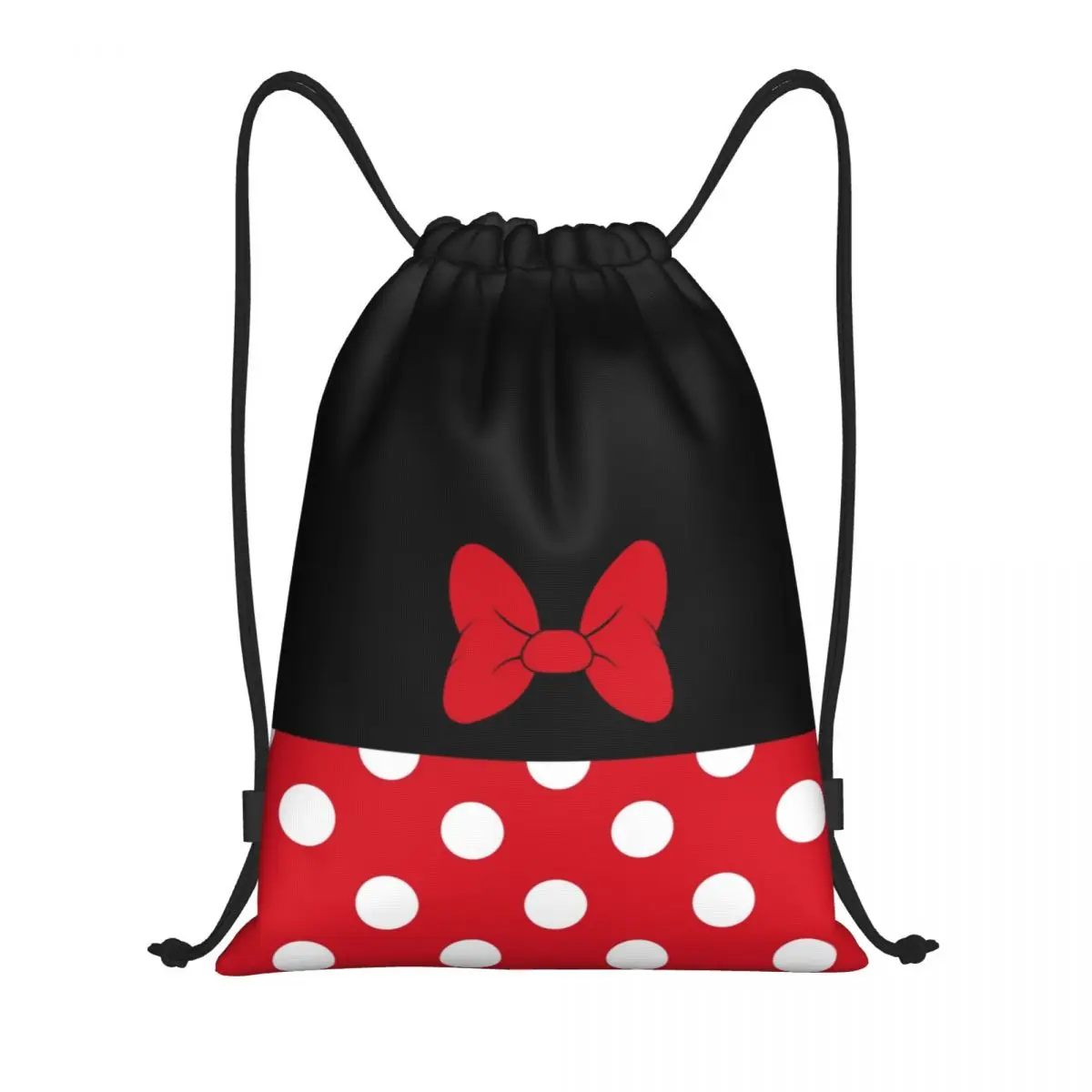 

Мультяшный рюкзак с Минни на шнурке, спортивная сумка для спортзала для женщин и мужчин, анимированные рюкзаки для покупок