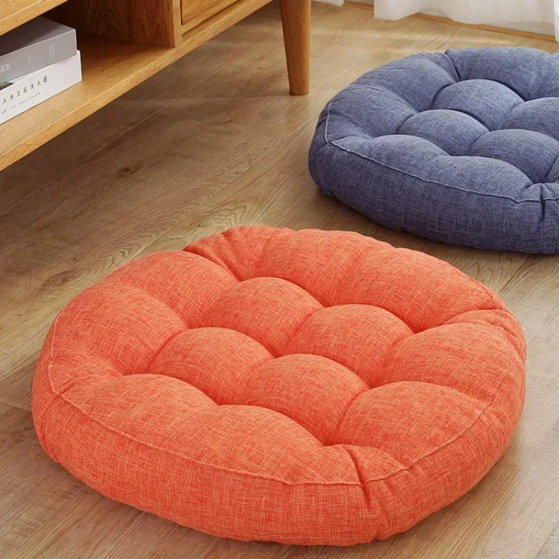 

NEW Meditation Floor Round Pillow for Seating on Floor Solid Tufted Thick Pad Cushion For Yoga Balcony Chair Seat Cushions